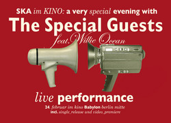 Flyer: The Special Guests – Konzert Kino Babylon (Vorn)