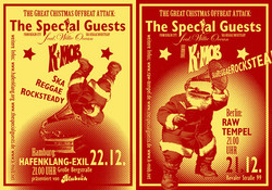 Flyer: Weihnachtskonzert K-Mob & The Special Guests in Berlin und Hamburg